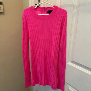 Banana Republic extra fine ribbed, light weight sweater, zipper neck